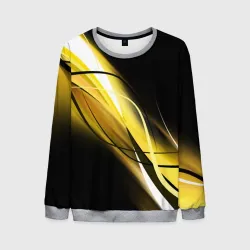 Мужской свитшот 3D Geometry stripes