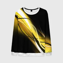 Мужской свитшот 3D Geometry stripes