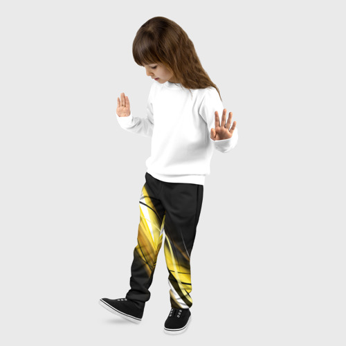 Детские брюки 3D Geometry stripes, цвет 3D печать - фото 3