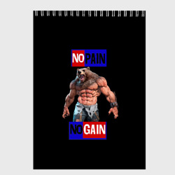 Скетчбук No pain no gain