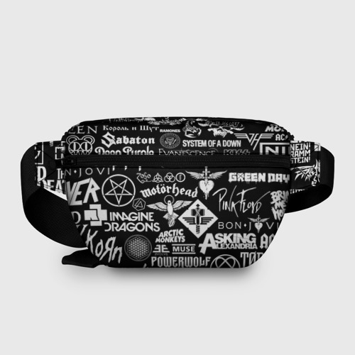 Поясная сумка 3D Логотипы рок групп - фото 2