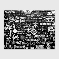 Обложка для студенческого билета Логотипы рок групп