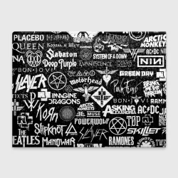 Обложка для студенческого билета Логотипы рок групп