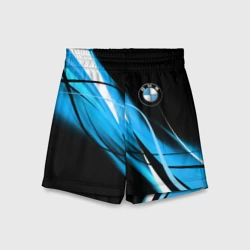 Детские спортивные шорты 3D BMW geometry sport БМВ геометрия спорт