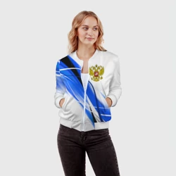 Женский бомбер 3D Россия Russia - фото 2