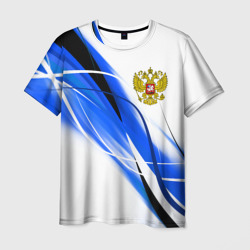 Мужская футболка 3D Россия Russia