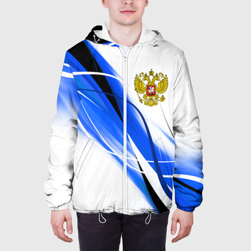 Мужская куртка 3D Россия Russia, цвет 3D печать - фото 4