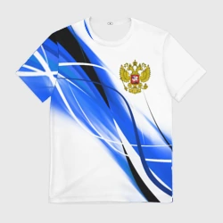 Мужская футболка 3D Россия Russia