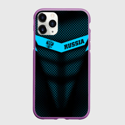 Чехол для iPhone 11 Pro матовый Russia