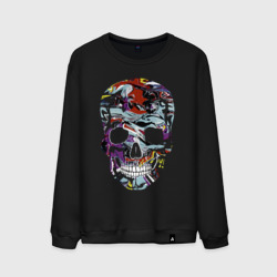 Мужской свитшот хлопок Vanguard skull - pop art