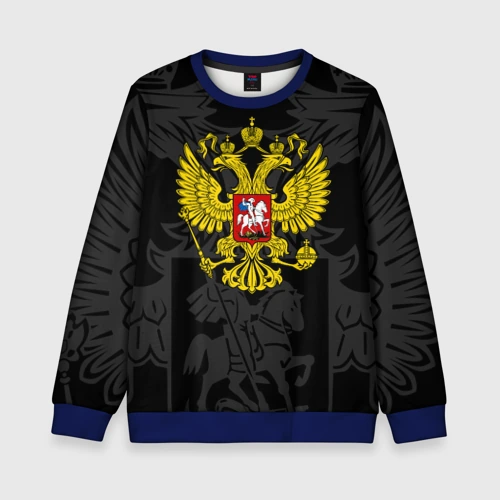 Детский свитшот 3D Россия