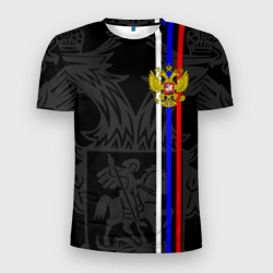 Мужская футболка 3D Slim Россия