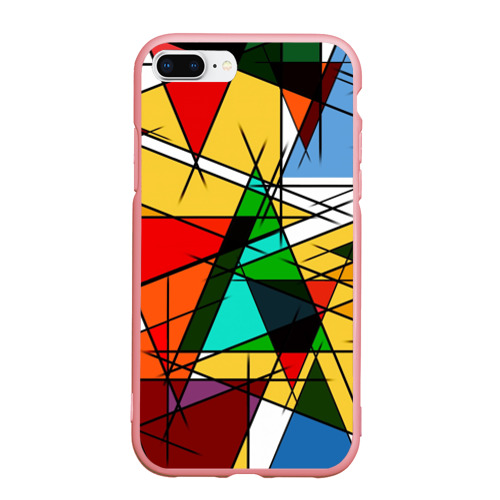 Чехол для iPhone 7Plus/8 Plus матовый Пикассо, цвет баблгам