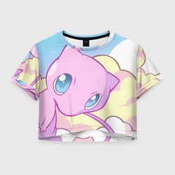 Женская футболка Crop-top 3D Mew