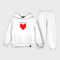 Детский костюм хлопок Oversize Undertale heart