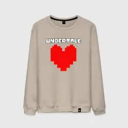 Мужской свитшот хлопок Undertale heart