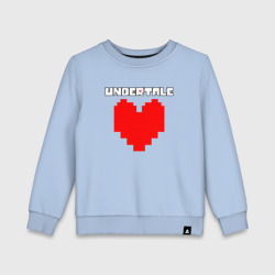 Детский свитшот хлопок Undertale heart