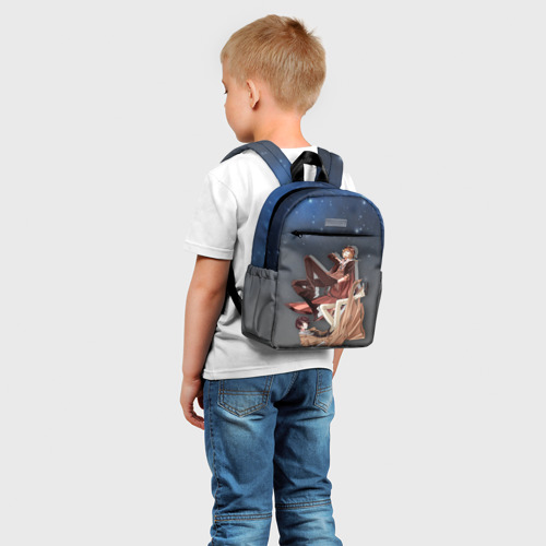 Детский рюкзак 3D с принтом Дазай и Чуя, фото на моделе #1