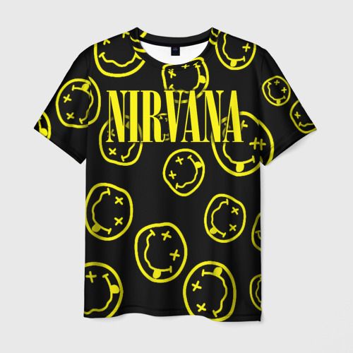 Мужская футболка 3D Nirvana, цвет 3D печать