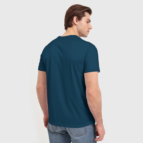 Мужская футболка 3D с принтом Путешествие, вид сзади #2