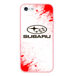 Чехол для iPhone 5/5S матовый Subaru