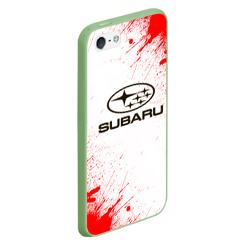 Чехол для iPhone 5/5S матовый Subaru - фото 2