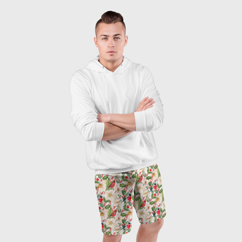 Мужские шорты спортивные Краски лета, цвет 3D печать - фото 5