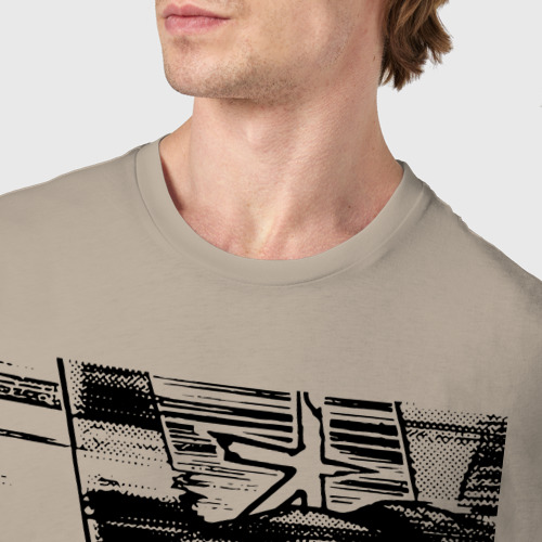 Мужская футболка хлопок с принтом Ева 01 Берсерк Евангелион Eva, фото #4