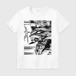 Мужская футболка хлопок Ева 01 Берсерк Евангелион Eva