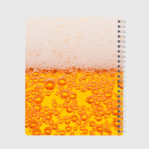Тетрадь Пиво с пеной, цвет клетка - фото 2