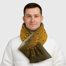 Шарф-пуховик 3D Пиво текстура - фото 2
