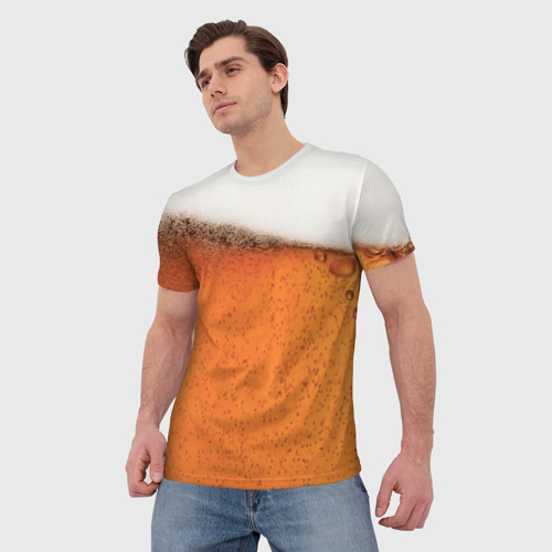 Мужская футболка 3D Пиво!, цвет 3D печать - фото 3