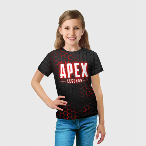 Детская футболка 3D Apex Legends Апекс Легендс, цвет 3D печать - фото 5