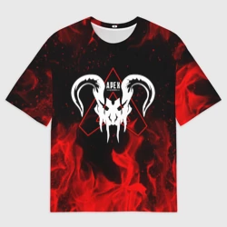 Женская футболка oversize 3D Apex Legends