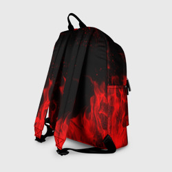 Рюкзак с принтом Apex Legends для любого человека, вид сзади №1. Цвет основы: белый
