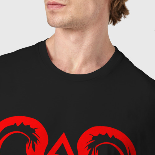Мужская футболка хлопок Apex Legends Апекс Легендс, цвет черный - фото 6