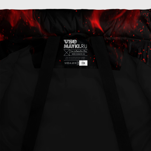 Зимняя куртка для девочек 3D Payton Moormeier - тикток, цвет черный - фото 7