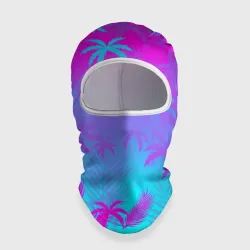 Балаклава 3D Неоновые пальмы