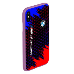 Чехол для iPhone XS Max матовый BMW - фото 2