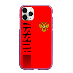 Чехол для iPhone 11 Pro Max матовый Россия