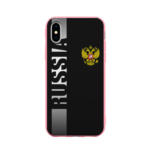 Чехол для iPhone X матовый Россия