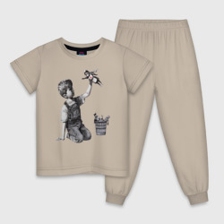 Детская пижама хлопок Banksy