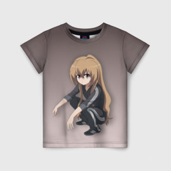 Детская футболка 3D Аниме девочка на кортах в Адидасе