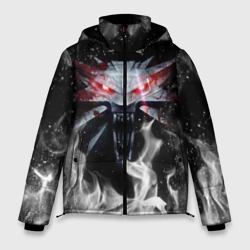 Мужская зимняя куртка 3D Ведьмак - когти