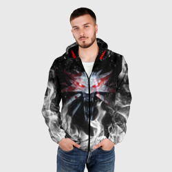 Мужская ветровка 3D Ведьмак - когти - фото 2