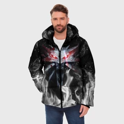Мужская зимняя куртка 3D Ведьмак - когти - фото 2
