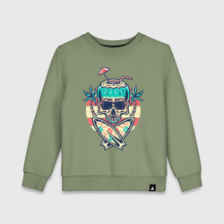 Детский свитшот хлопок Skull Summer