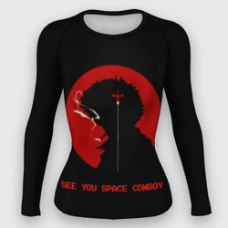 Женский рашгард 3D Ковбой Бибоп