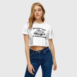 Женская футболка Crop-top 3D Ford - фото 2