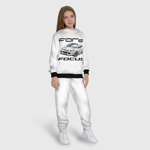 Детский костюм с толстовкой 3D Ford, цвет черный - фото 5
